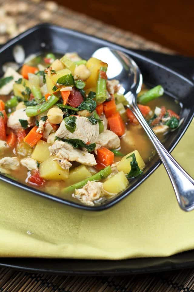 Healthy Chicken Vegetable Soup
 Chicken Ve able Soup • The Healthy Foo