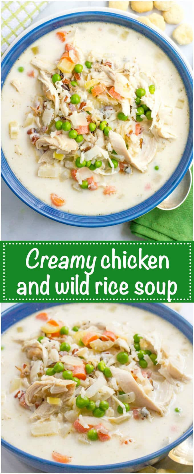 Healthy Chicken Wild Rice Soup
 Healthy creamy chicken and wild rice soup Family Food on