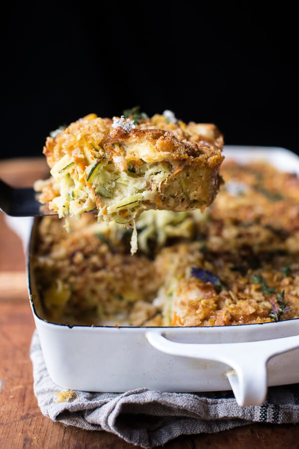 Healthy Chicken Zucchini Casserole
 Half Baked Harvest Made with Love