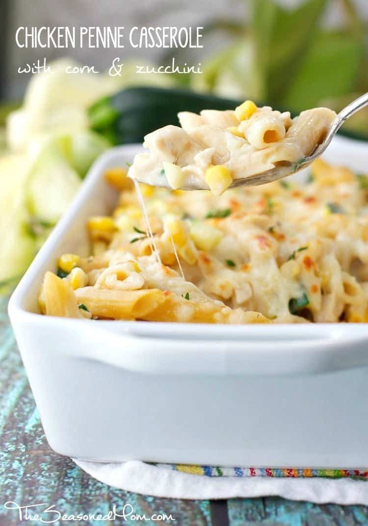 Healthy Chicken Zucchini Casserole
 Chicken Penne Casserole with Corn and Zucchini The