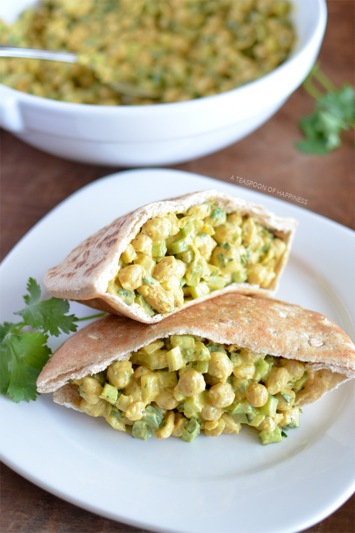Healthy Chickpea Recipes
 Curry Chickpea Salad Simply Whisked