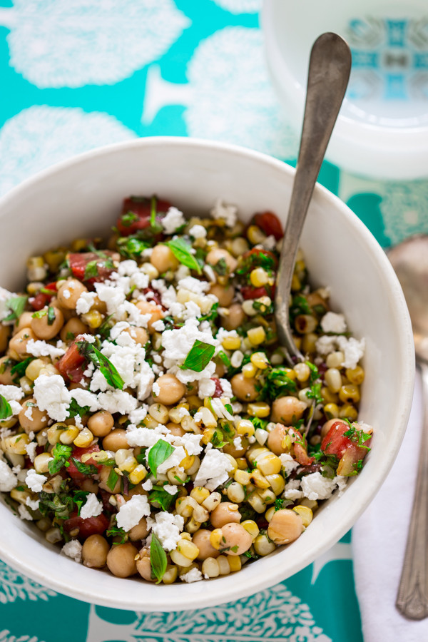 Healthy Chickpea Recipes
 grilled corn and chickpea salad Healthy Seasonal Recipes