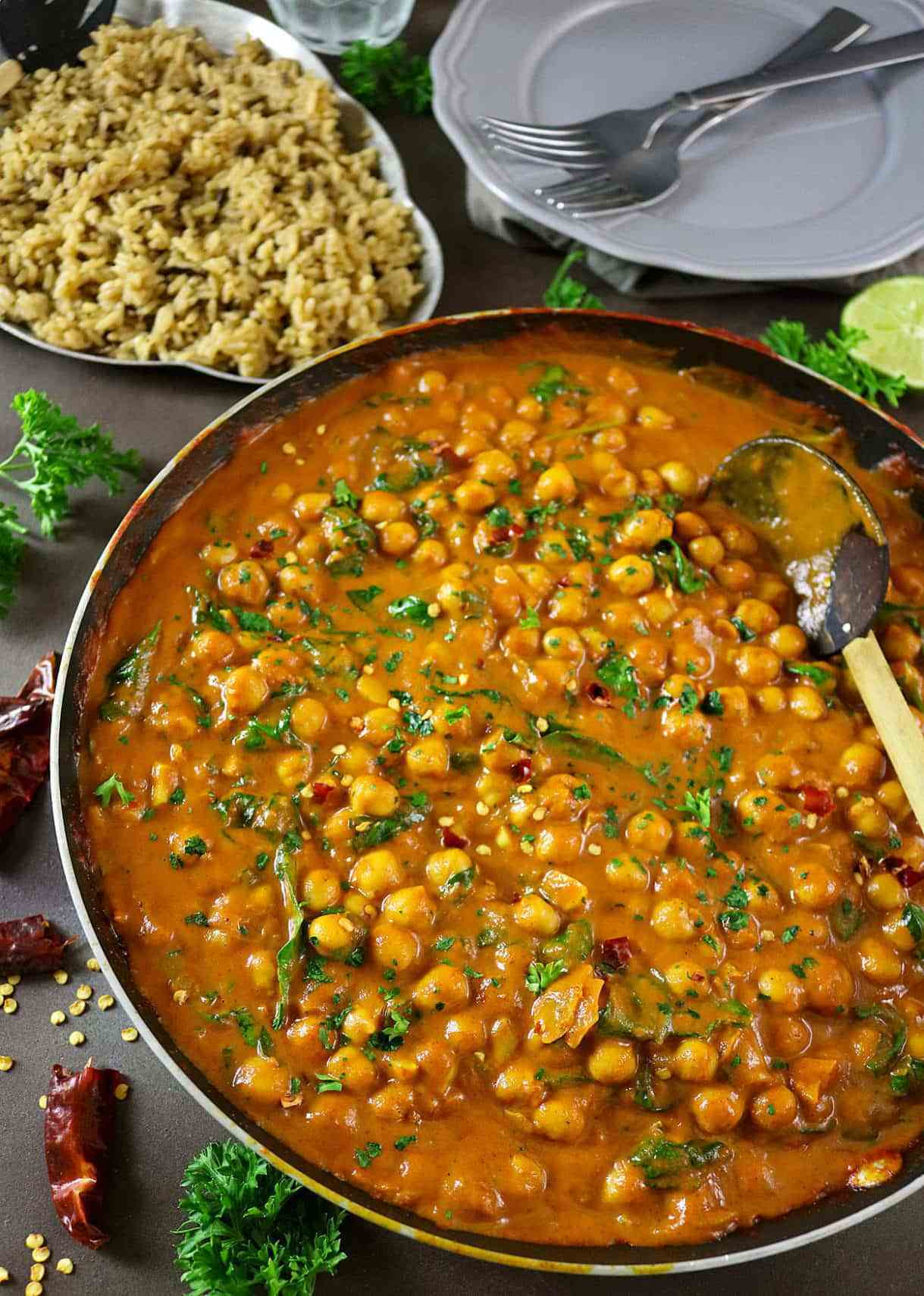 Healthy Chickpea Recipes
 Easy Chickpea & Spinach Curry Healthy Recipes with a