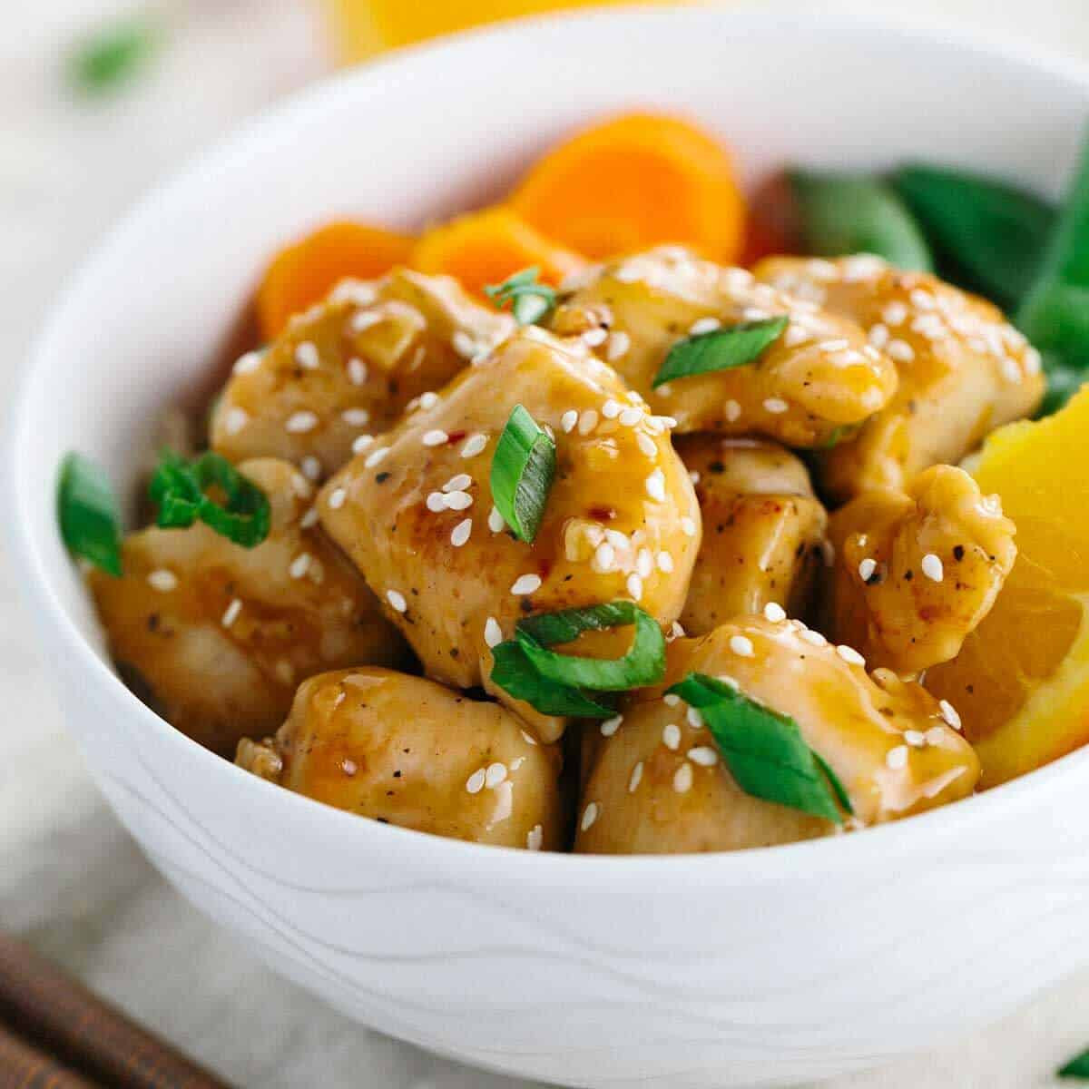Healthy Chinese Chicken Recipes
 Healthier e Pan Chinese Orange Chicken Recipe