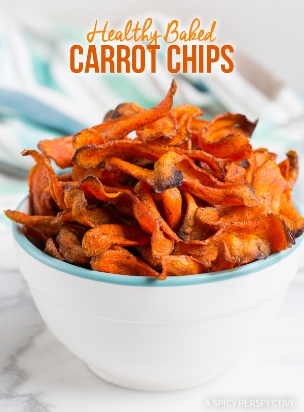 Healthy Chip Snacks
 Healthy Baked Carrot Chips A Spicy Perspective