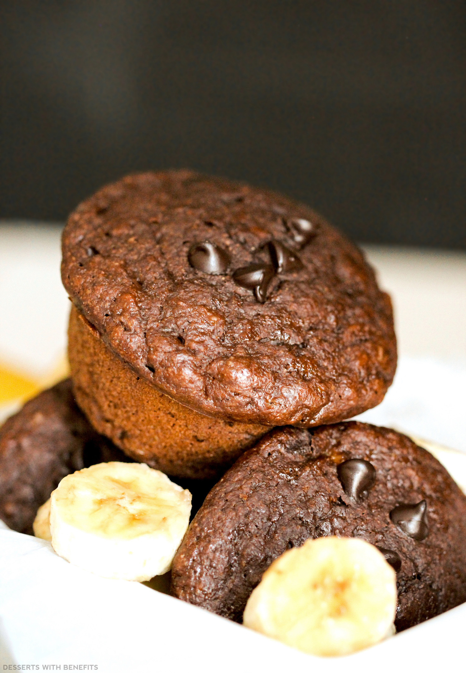 Healthy Chocolate Banana Muffins
 Healthy Chocolate Banana Muffins refined sugar free low