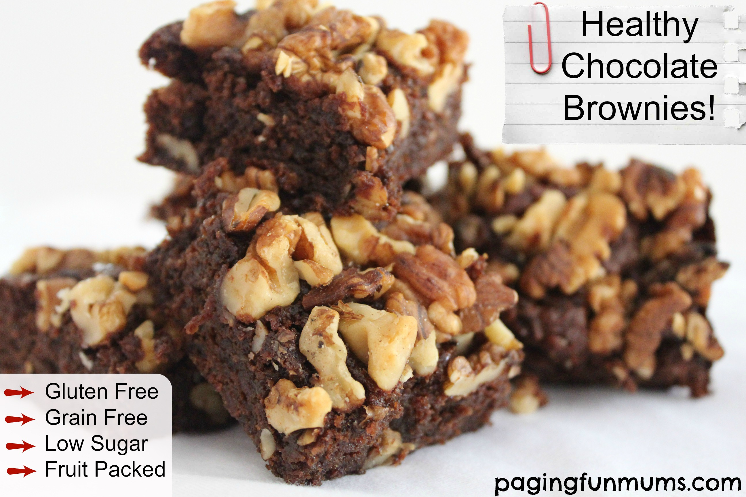 Healthy Chocolate Brownies
 Healthy Chocolate Brownies great for kids lunchboxes