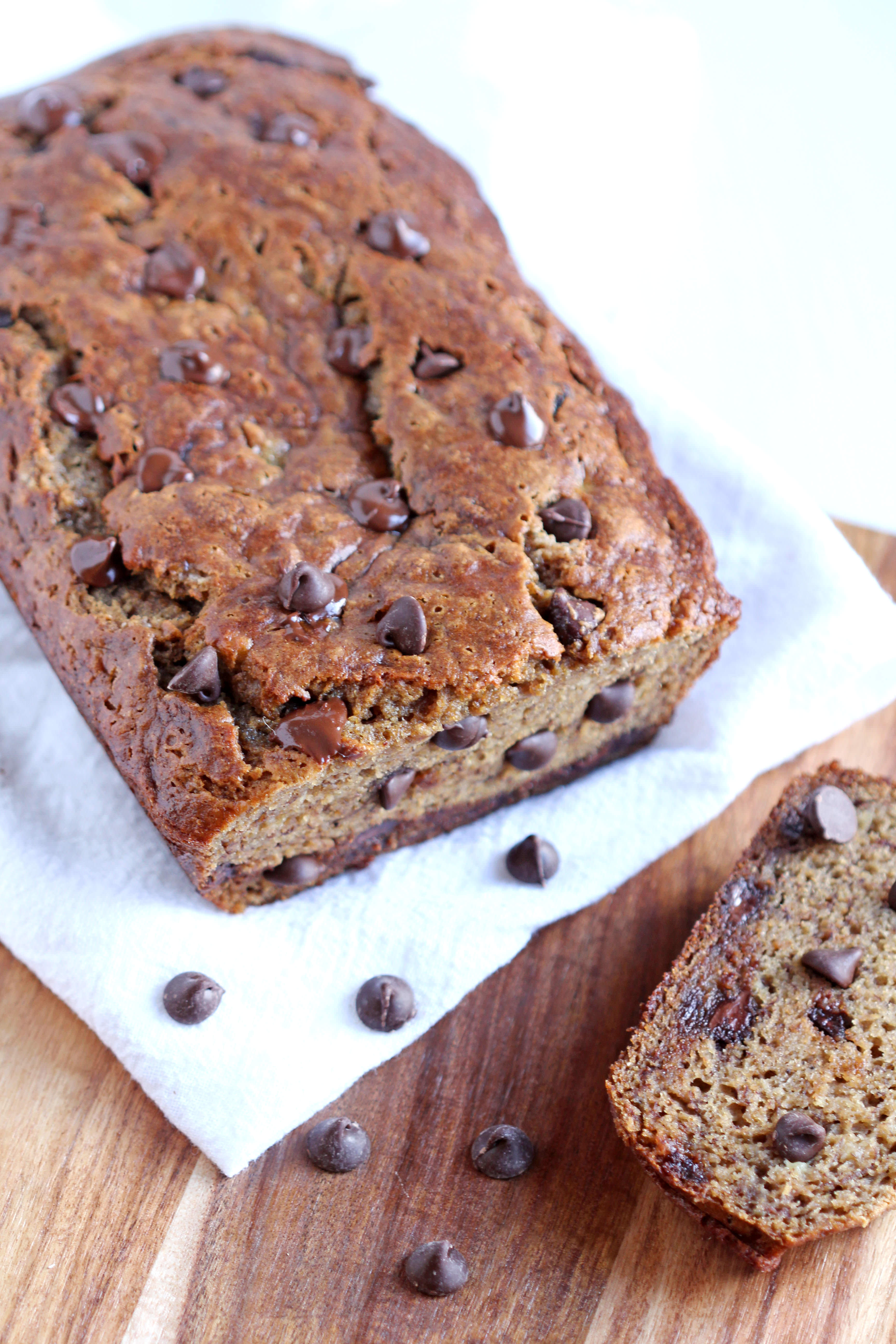 Healthy Chocolate Chip Banana Bread
 Healthy Chocolate Chip Banana Bread