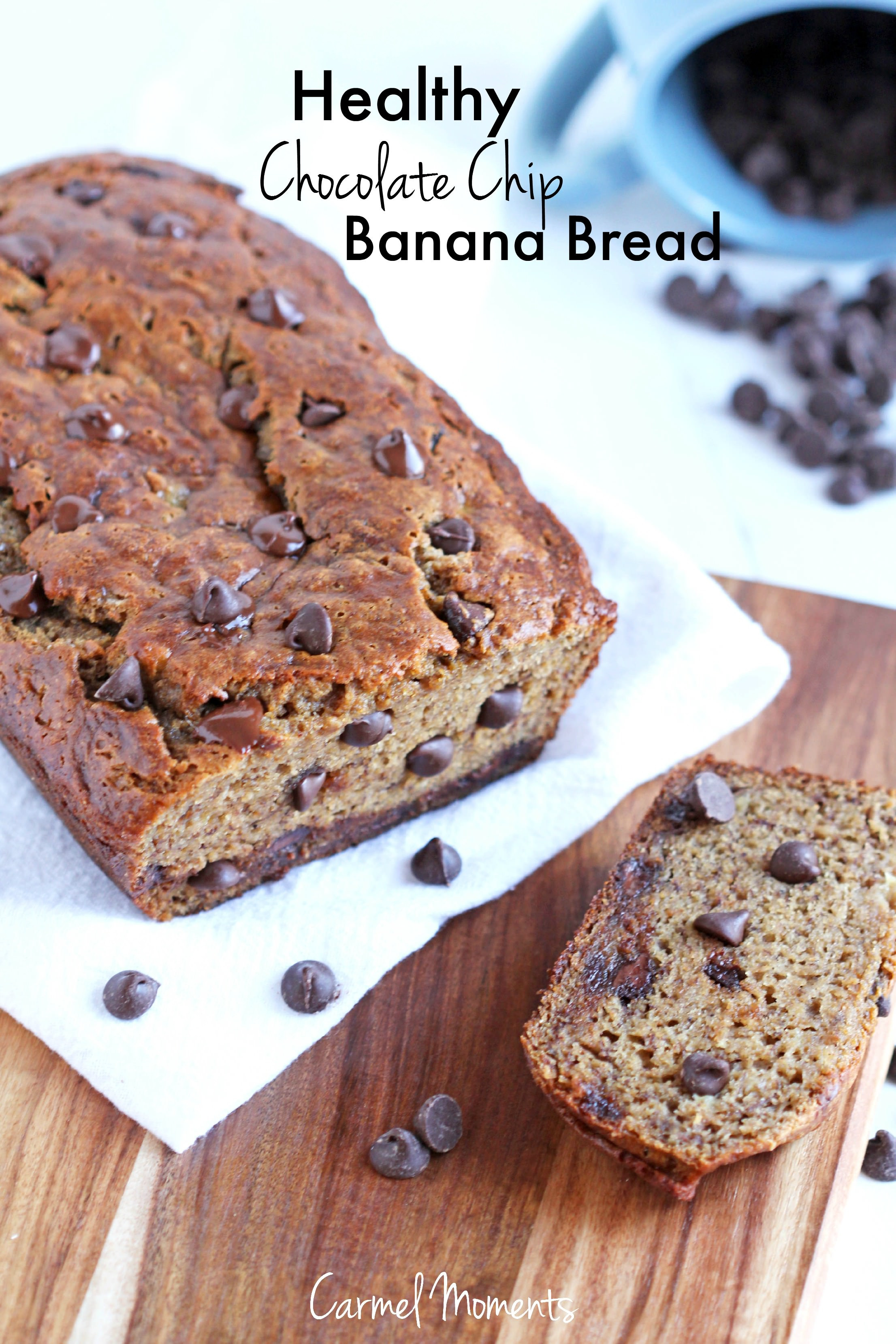 Healthy Chocolate Chip Banana Bread
 Healthy Chocolate Chip Banana Bread