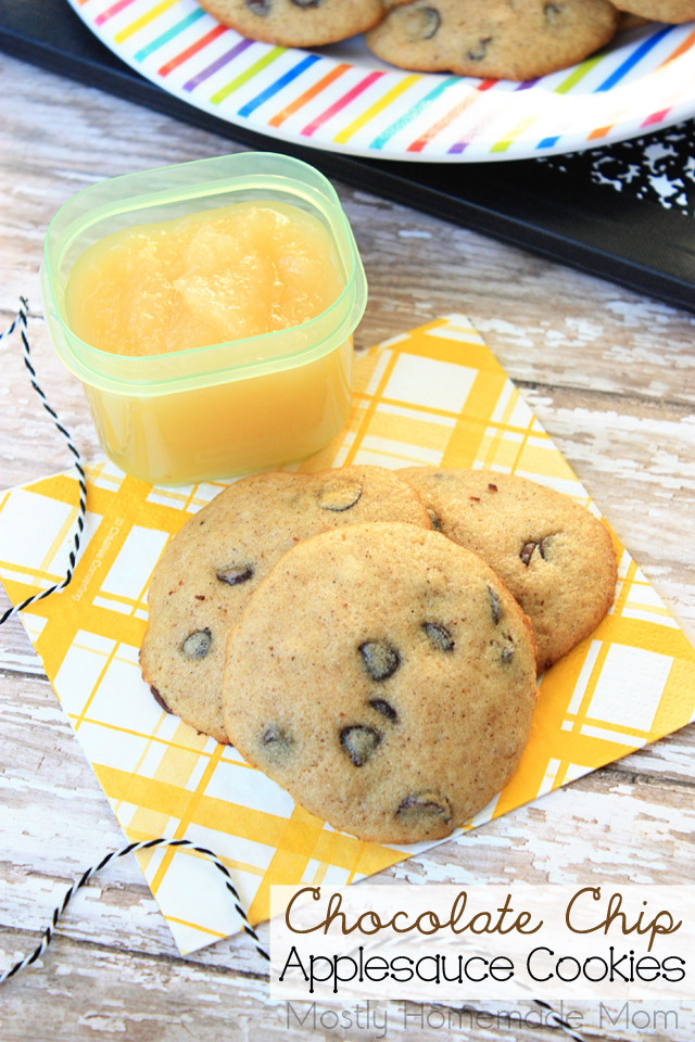 Healthy Chocolate Chip Cookies With Applesauce
 Chocolate Chip Applesauce Cookies