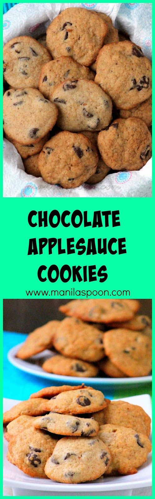 Healthy Chocolate Chip Cookies With Applesauce
 Best 25 Applesauce cookies ideas on Pinterest