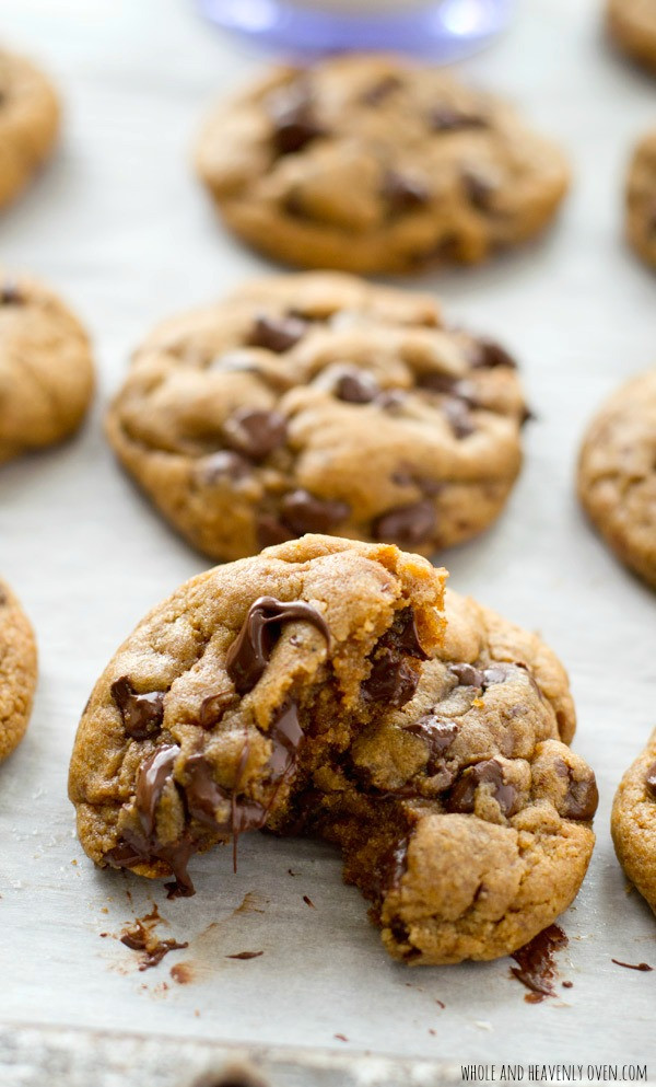 Healthy Chocolate Chip Cookies With Coconut Oil
 Thick and Chewy Coconut Oil Chocolate Chip Cookies