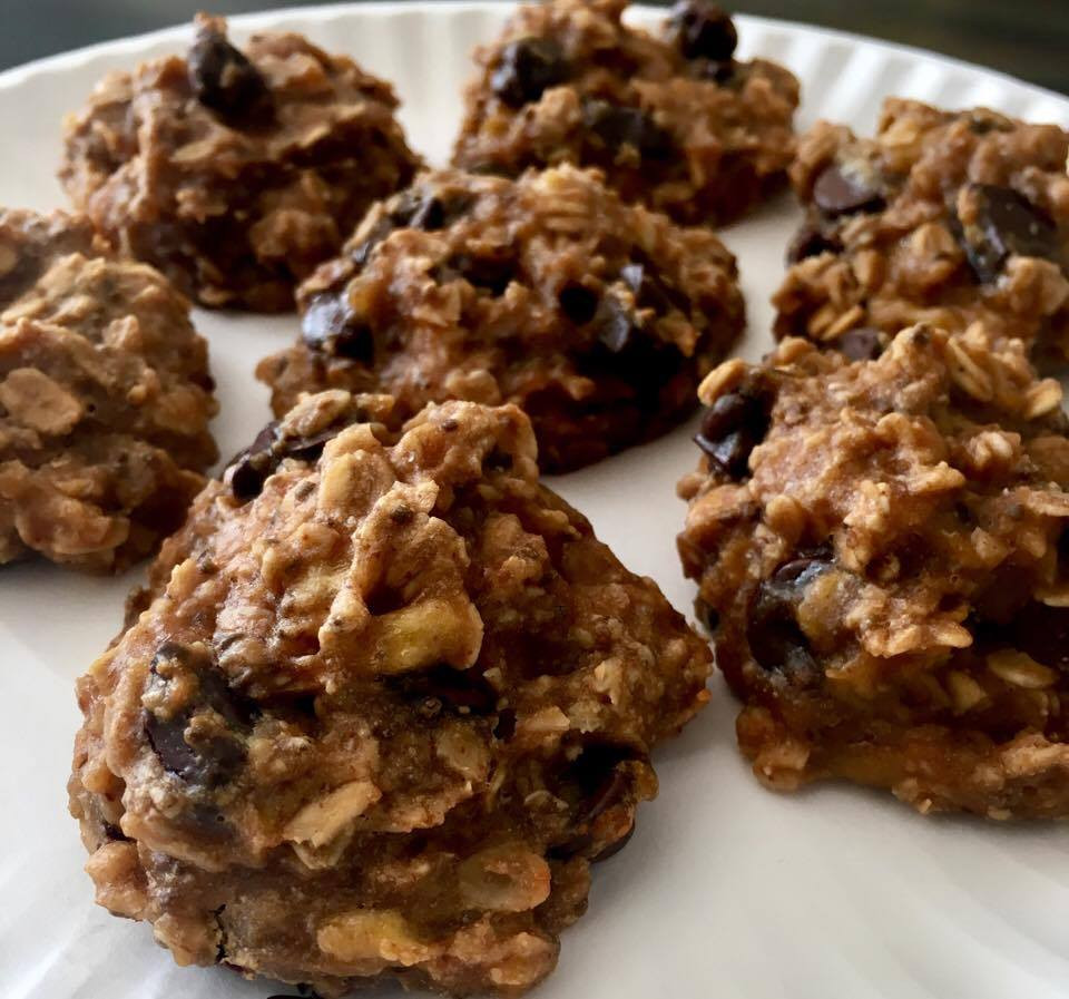 Healthy Chocolate Chip Oatmeal Cookies
 Healthy Flourless Chocolate Chip Banana Oatmeal Cookies Recipe