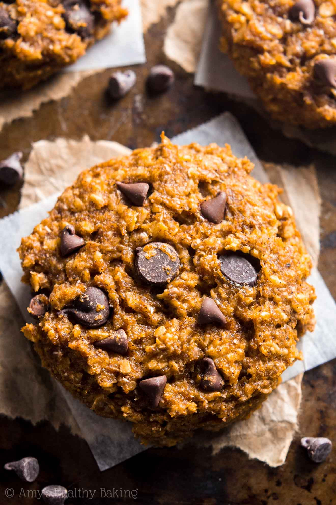 Healthy Chocolate Chip Oatmeal Cookies
 Pumpkin Pie Chocolate Chip Oatmeal Cookies Recipe Video