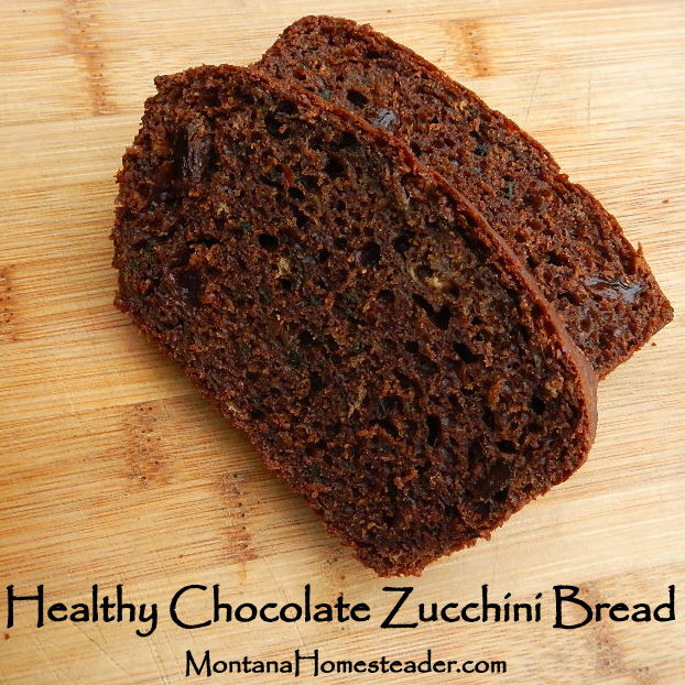 Healthy Chocolate Chip Zucchini Bread
 Healthy Chocolate Zucchini Bread