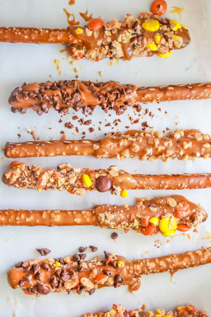 Healthy Chocolate Covered Pretzels
 Top 10 Delicious Easy Homemade Snacks Top Inspired