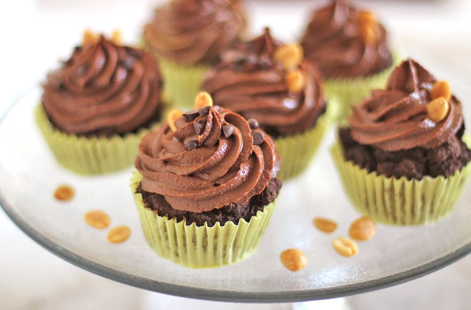 Healthy Chocolate Cupcakes
 Recipe Healthy Chocolate Cupcakes with Peanut Butter