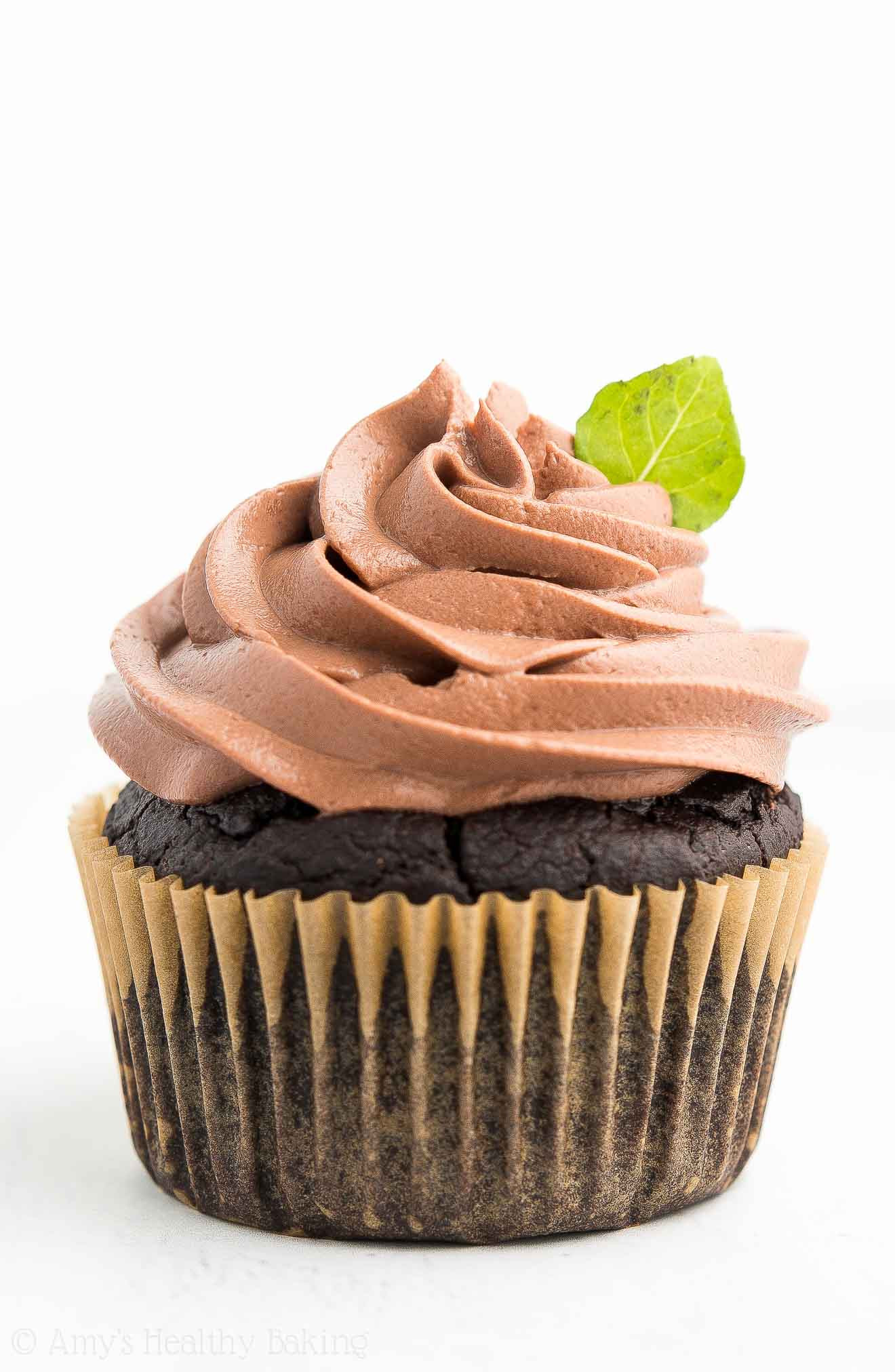 Healthy Chocolate Cupcakes
 Healthy Mint Chocolate Cupcakes