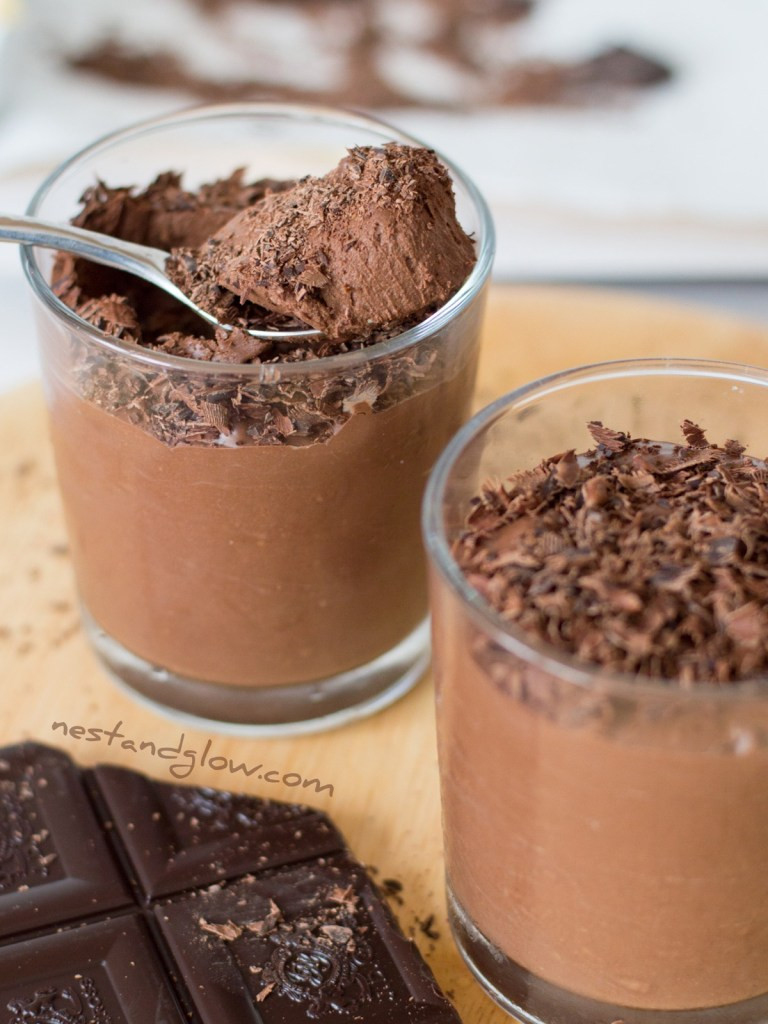 Healthy Chocolate Mousse Recipe
 2 Ingre nt Healthy Chocolate Protein Mousse Recipe Vegan