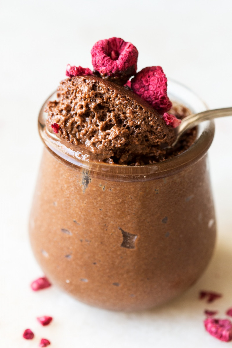 Healthy Chocolate Mousse
 Healthy vegan chocolate mousse Lazy Cat Kitchen
