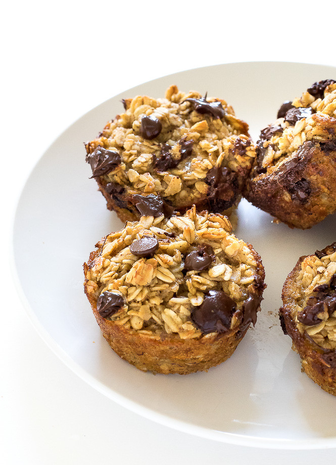 Healthy Chocolate Muffins Oatmeal
 Healthy Banana Chocolate Chip Oatmeal Muffins Chef Savvy