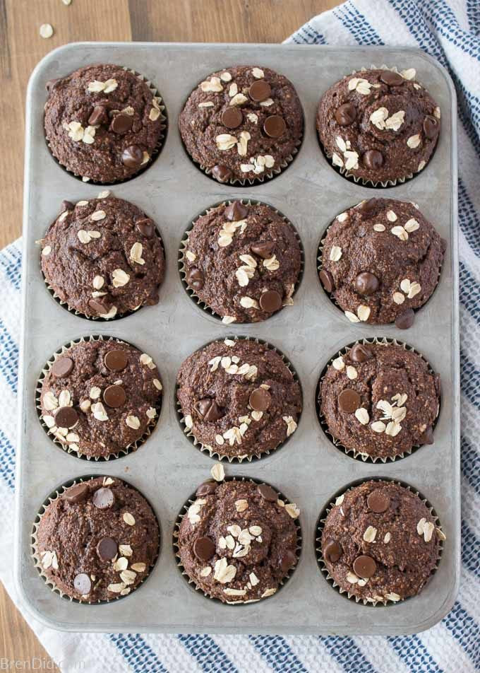 Healthy Chocolate Muffins Oatmeal
 Healthy Chocolate Oatmeal Muffins No Flour No Sugar No