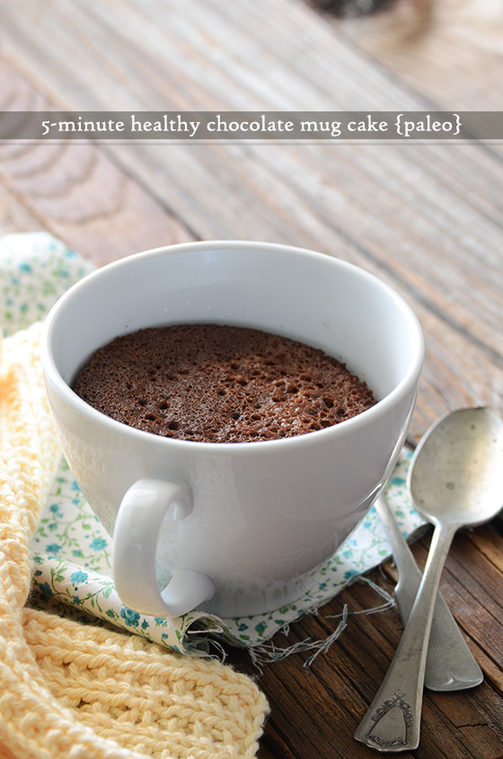Healthy Chocolate Mug Cake
 5 Minute Healthy Chocolate Mug Cake Paleo