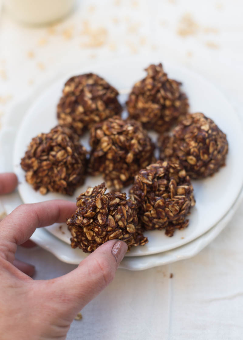 Healthy Chocolate No Bake Cookies
 Healthy Chocolate Peanut Butter No Bake Cookies boys ahoy