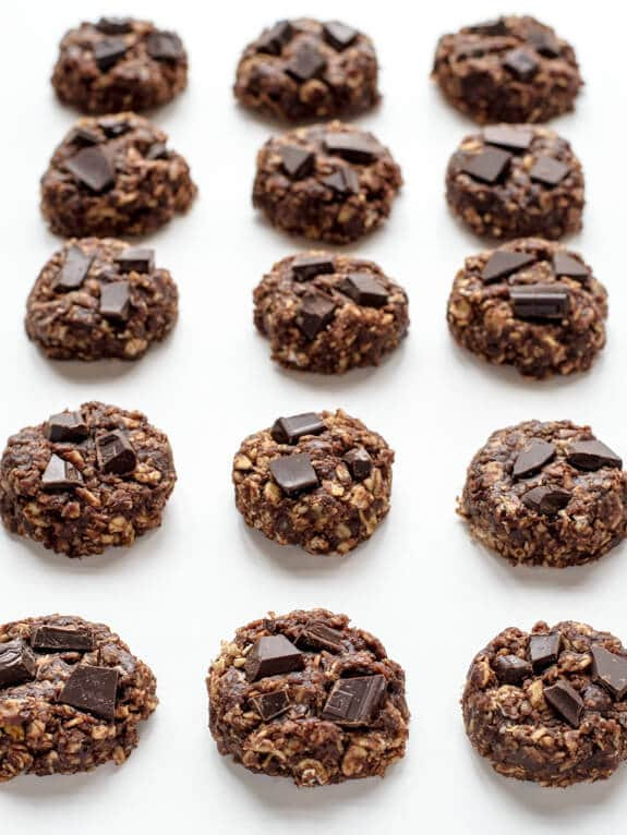 Healthy Chocolate No Bake Cookies
 Healthy No Bake Cookies with Chocolate and Peanut Butter