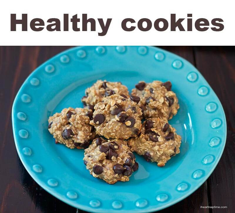 Healthy Chocolate Oatmeal Cookies
 Healthy oatmeal chocolate chip cookies I Heart Nap Time