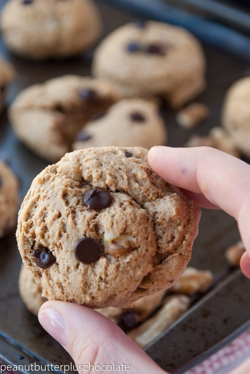 Healthy Chocolate Peanut Butter Cookies
 Healthy Chocolate Chip Peanut Butter Walnut Cookies