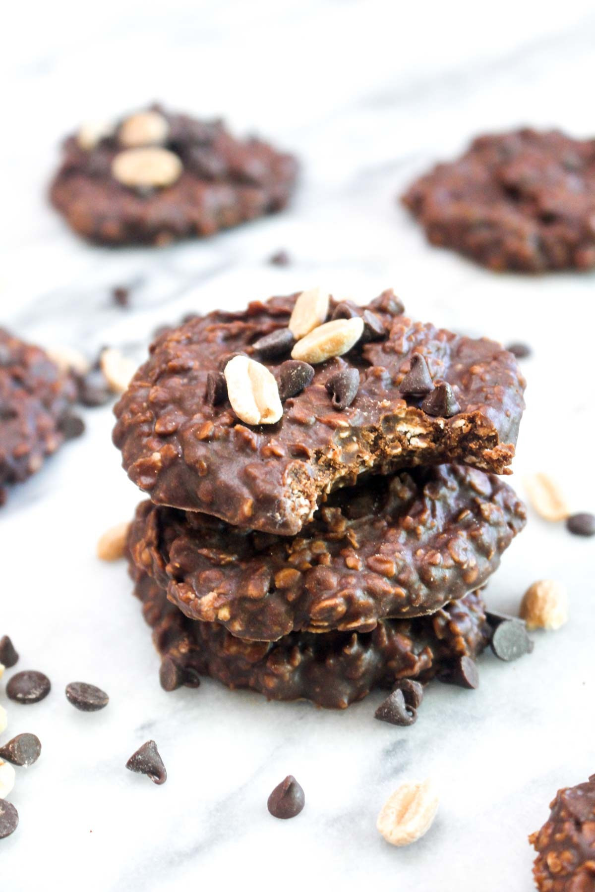 Healthy Chocolate Peanut Butter Cookies
 Healthy Chocolate Peanut Butter No Bake Cookies Catching