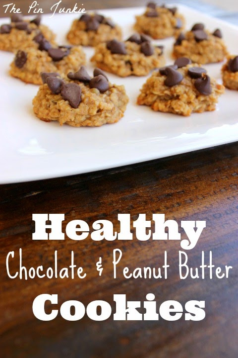 Healthy Chocolate Peanut Butter Cookies
 Healthy Chocolate Peanut Butter Cookies