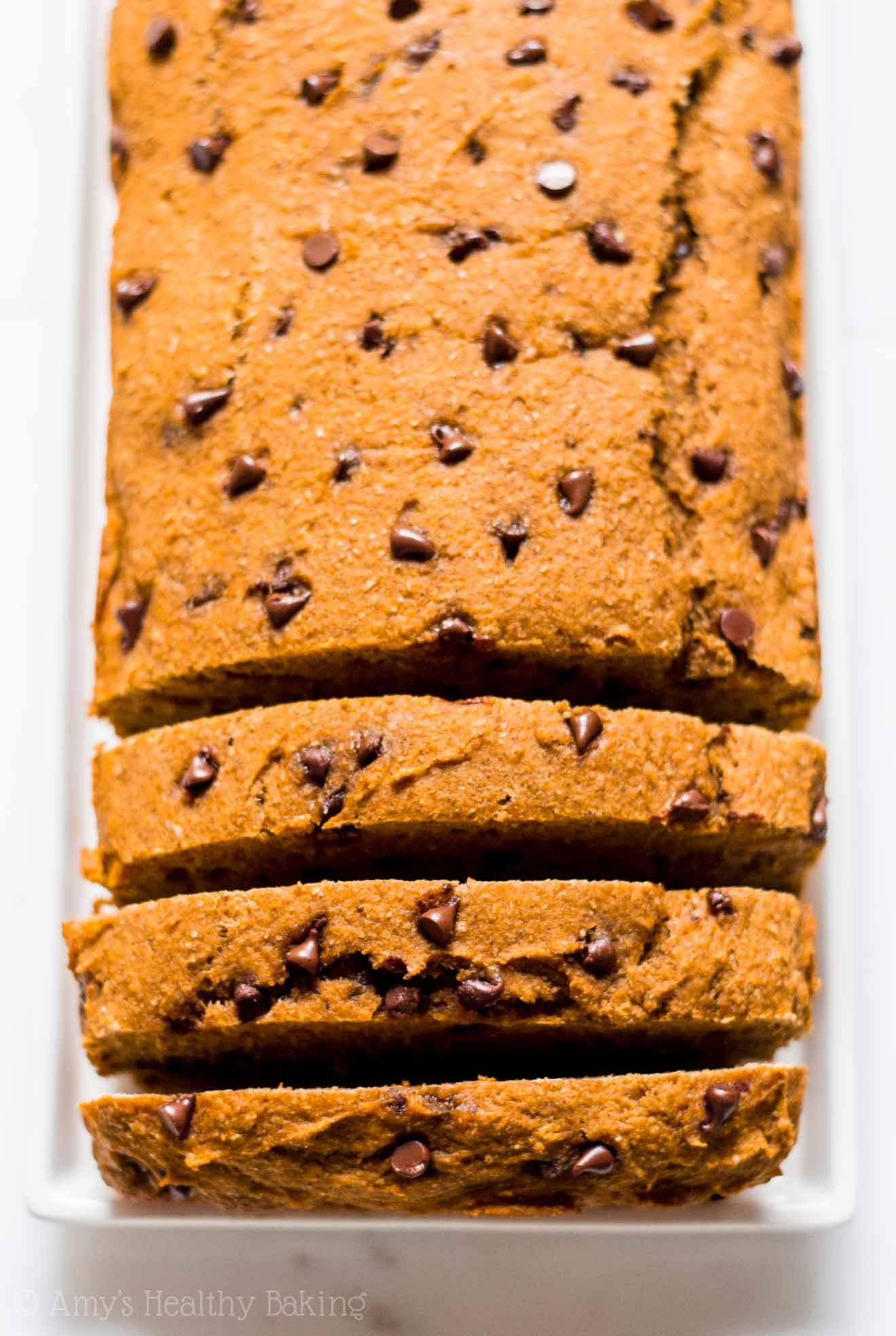 Healthy Chocolate Pumpkin Bread
 Chocolate Chip Pumpkin Bread