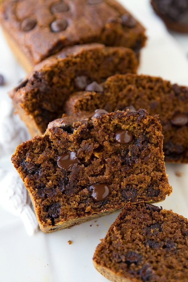 Healthy Chocolate Pumpkin Bread
 The BEST Healthy Greek Yogurt Pumpkin Bread