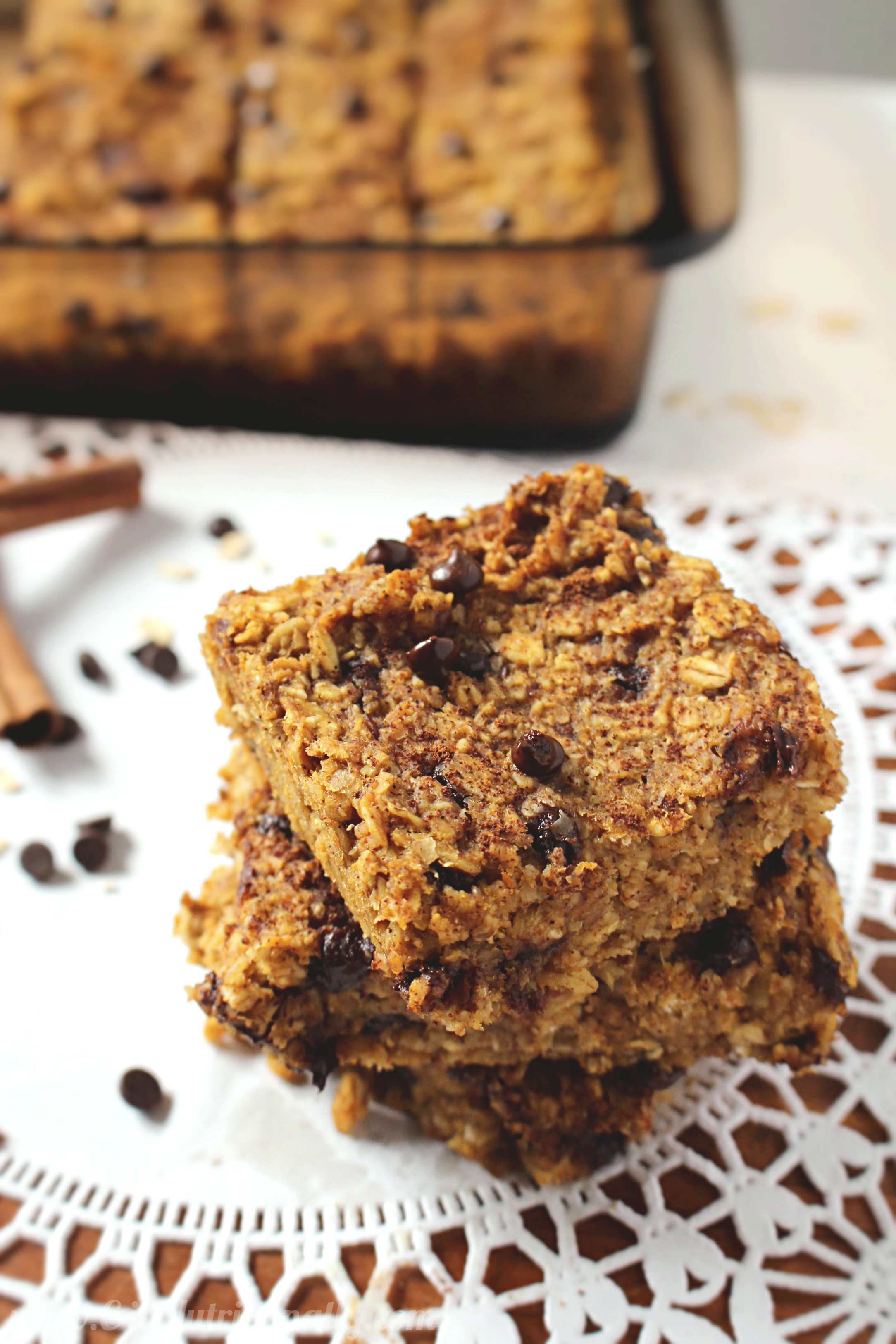 Healthy Chocolate Pumpkin Bread
 Healthy Chocolate Chip Pumpkin Bread Oatmeal Bars C it