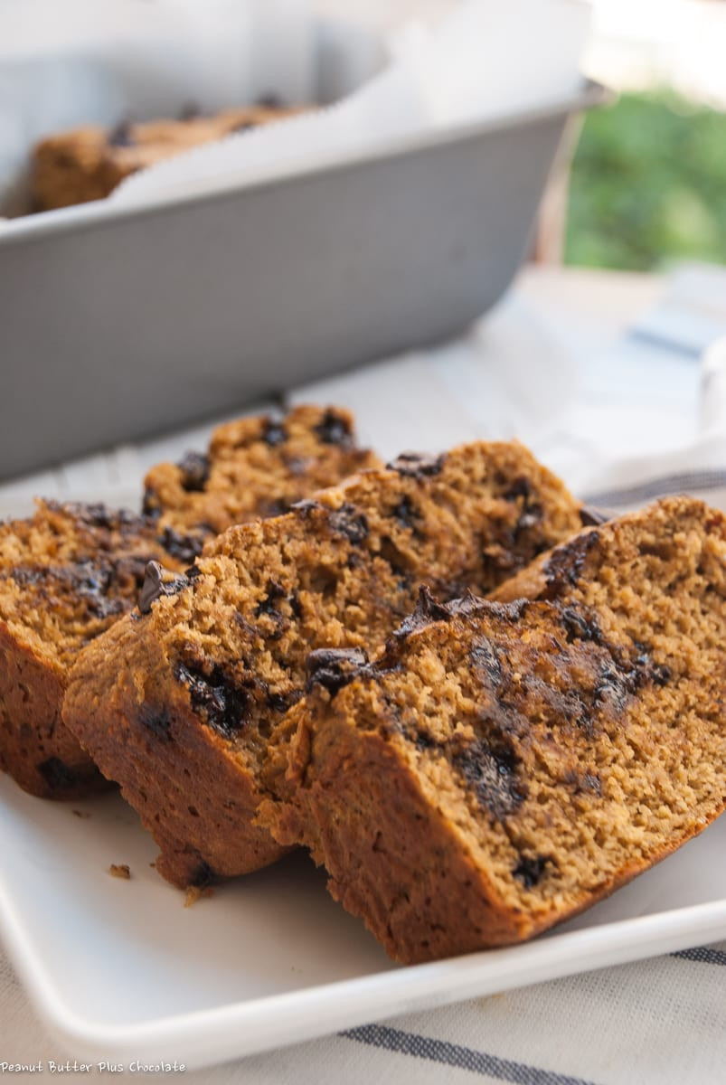 Healthy Chocolate Pumpkin Bread
 Healthy Chocolate Chip Pumpkin Bread No Oil High