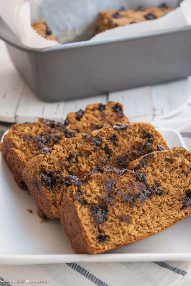 Healthy Chocolate Pumpkin Bread
 Healthy Chocolate Chip Pumpkin Bread No Oil High