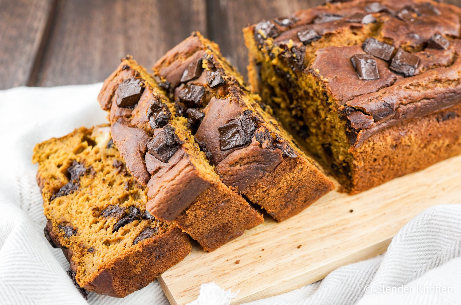 Healthy Chocolate Pumpkin Bread
 Healthy Pumpkin Chocolate Chip Bread Slender Kitchen