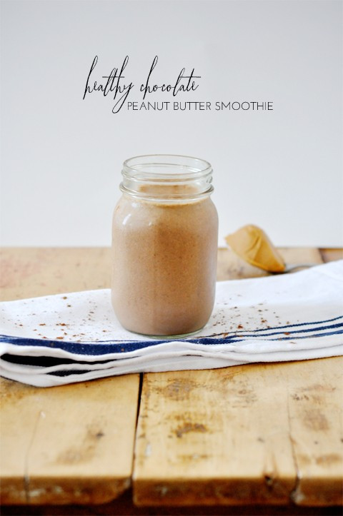 Healthy Chocolate Smoothie Recipes
 Healthy Chocolate Peanut Butter Smoothie Recipe