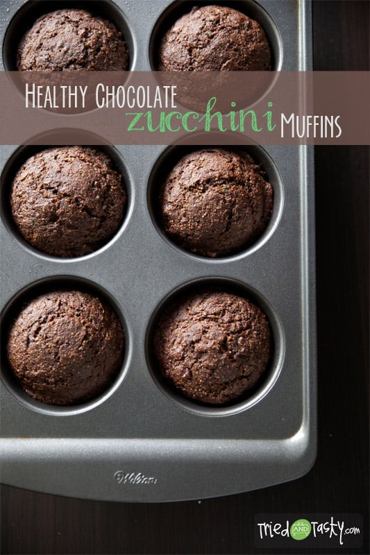 Healthy Chocolate Zucchini Muffins
 Healthy Chocolate Zucchini Muffins Tried and Tasty