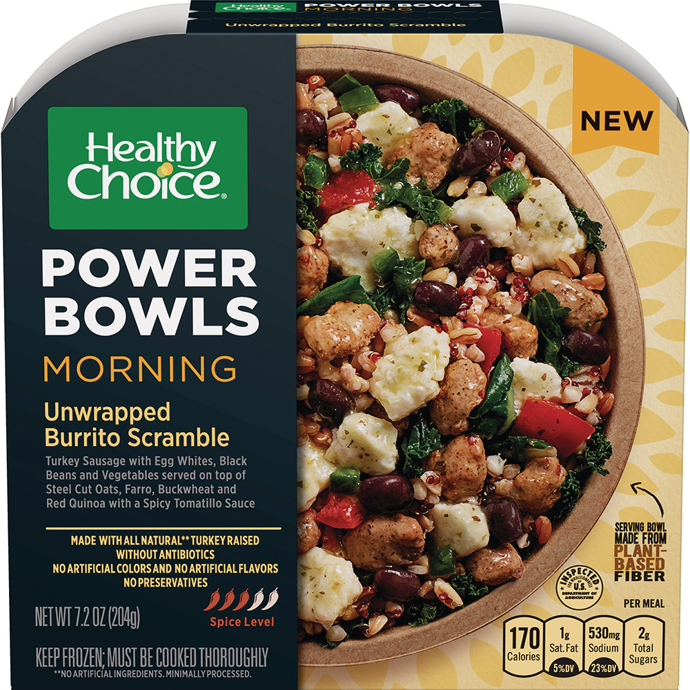 Healthy Choice Breakfast Bowls
 Healthy Choice shakes up breakfast with morning power bowls