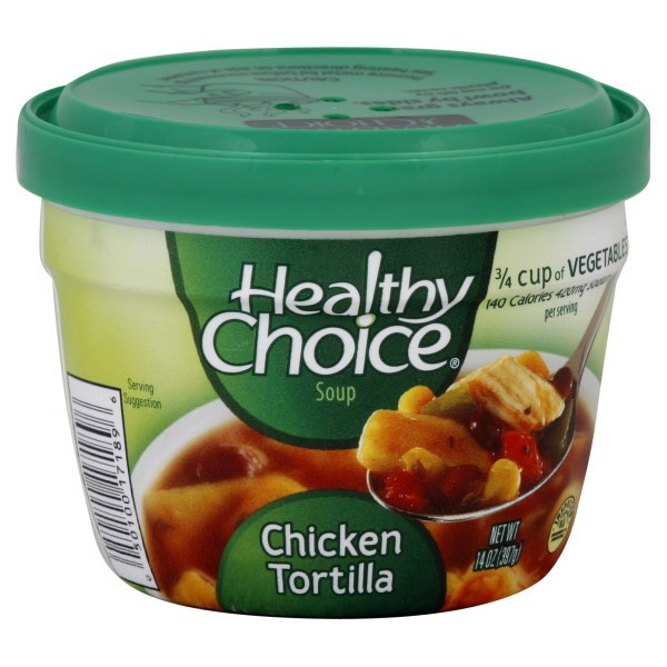 Healthy Choice Chicken Noodle Soup
 Healthy Choice Soup Bowl Chicken Tortilla Microwaveable