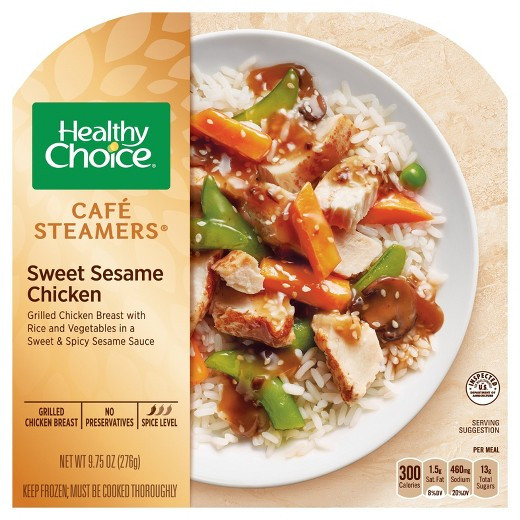 Healthy Choice Dinners
 Healthy Choice Café Steamers Sweet Sesame Chicken 10 3
