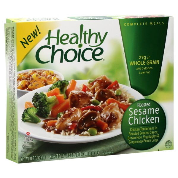Healthy Choice Dinners
 Healthy Choice plete Meals Roasted Sesame Chicken