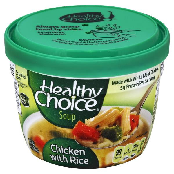 Healthy Choice Soups
 Healthy Choice Soup Chicken with Rice Publix