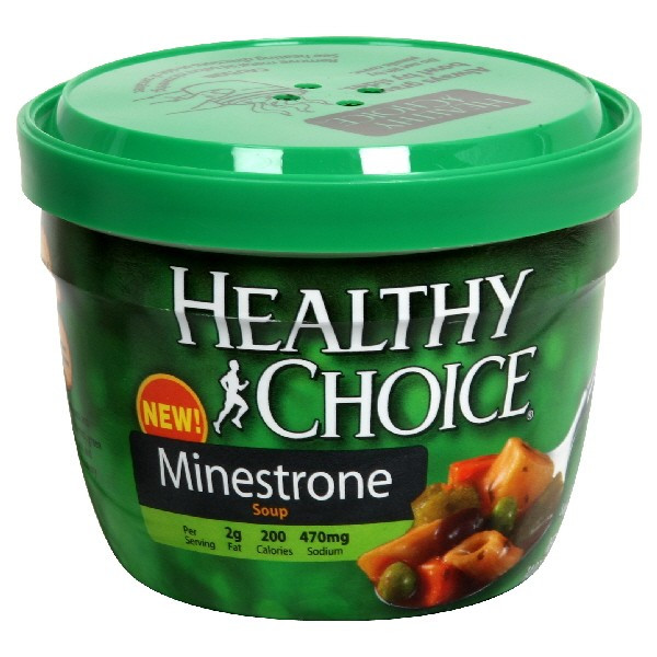 Healthy Choice Soups
 Healthy Choice Soup Bowl Minestrone Microwaveable