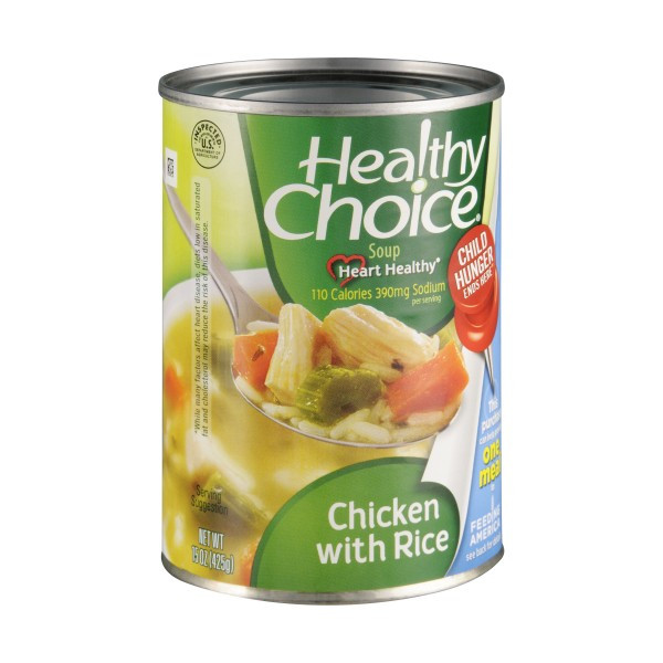 Healthy Choice Soups
 Healthy Choice Soup Chicken with Rice
