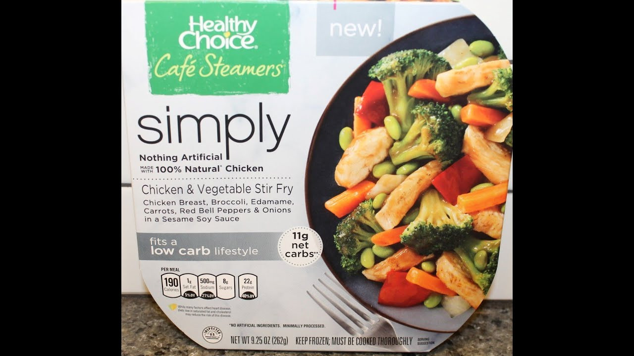 Healthy Choice Tv Dinners
 Healthy Choice Café Steamers Simply Chicken & Ve able