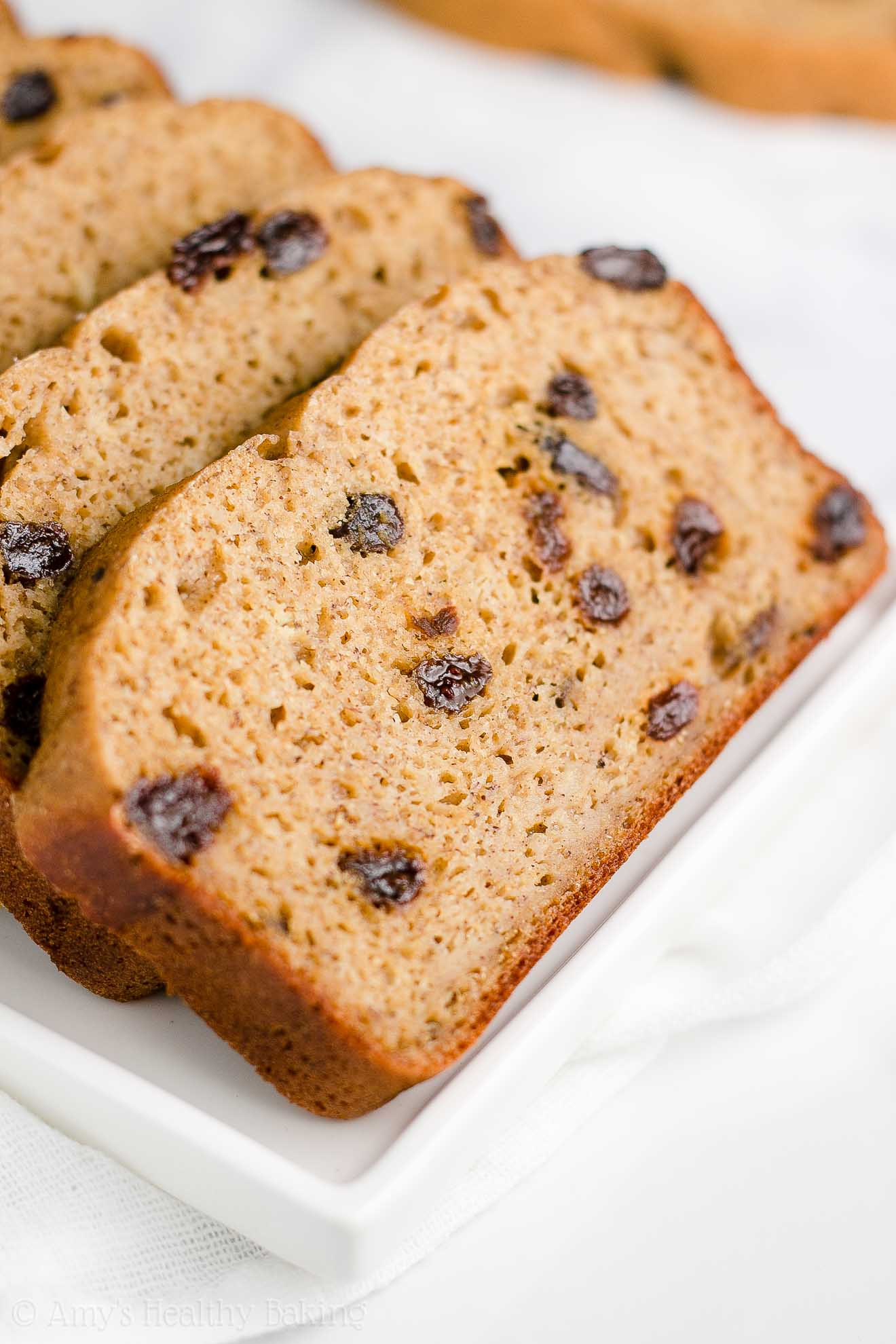 Healthy Cinnamon Bread
 Healthy Cinnamon Raisin Banana Bread